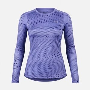 Under Armour Women's XSmall Purple‎ ColdGear Long Sleeve Active Top Thumb Holes